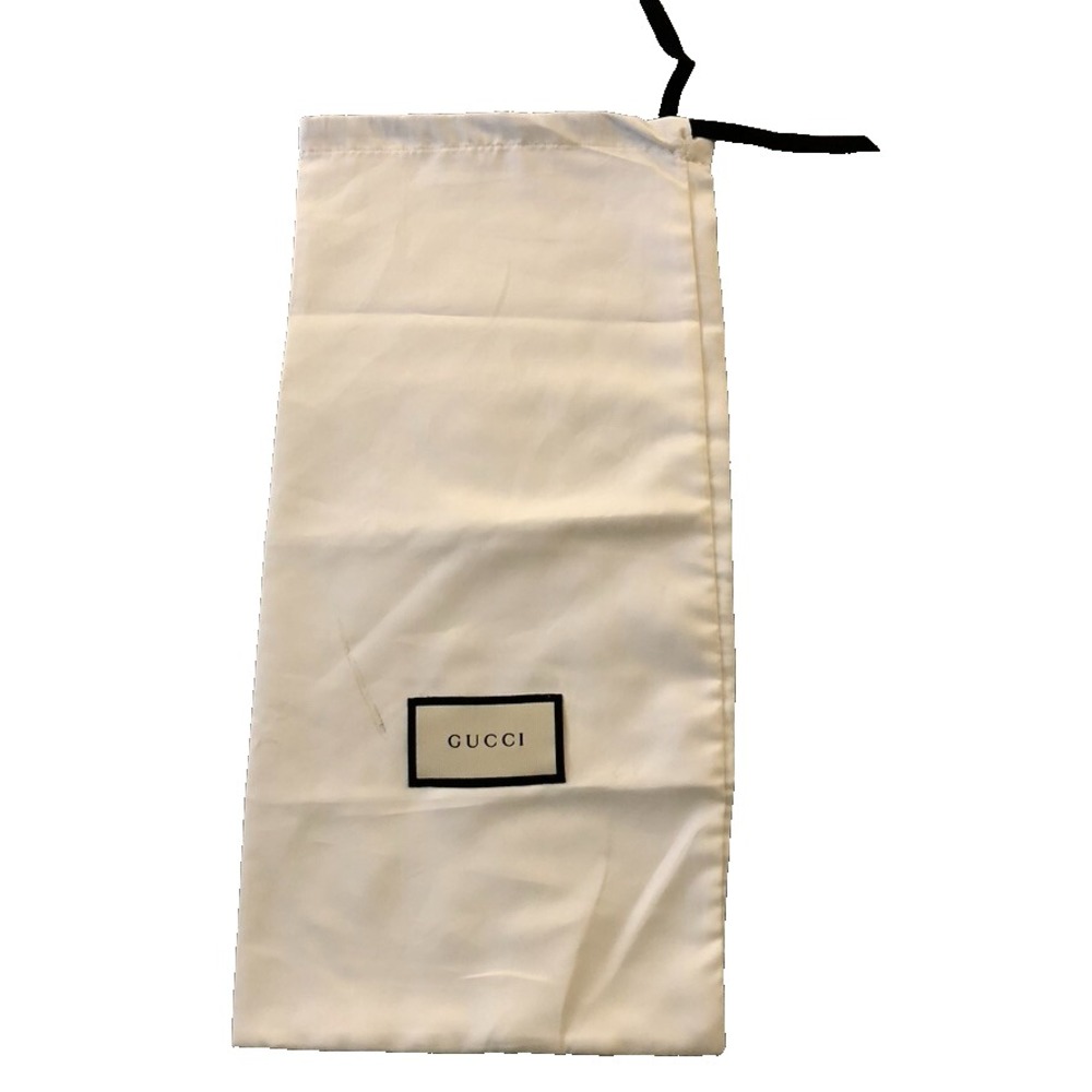 Gucci Dust Bag Handbag Shoe Wallet Protection Drawstring Authentic 8.5x17.5